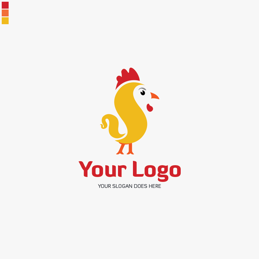 chicken branding  logo creative Rooster poultry free freebies free logo