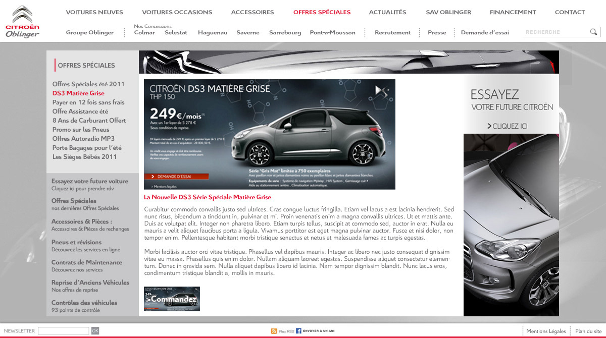citroen DS oblinger Web Auto car design web