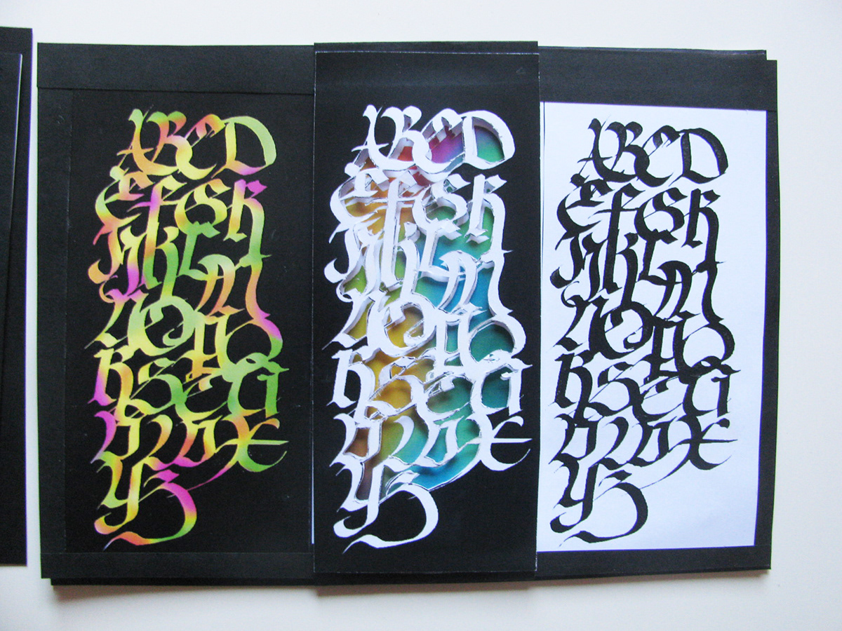 strokes typography design  calligraphy design