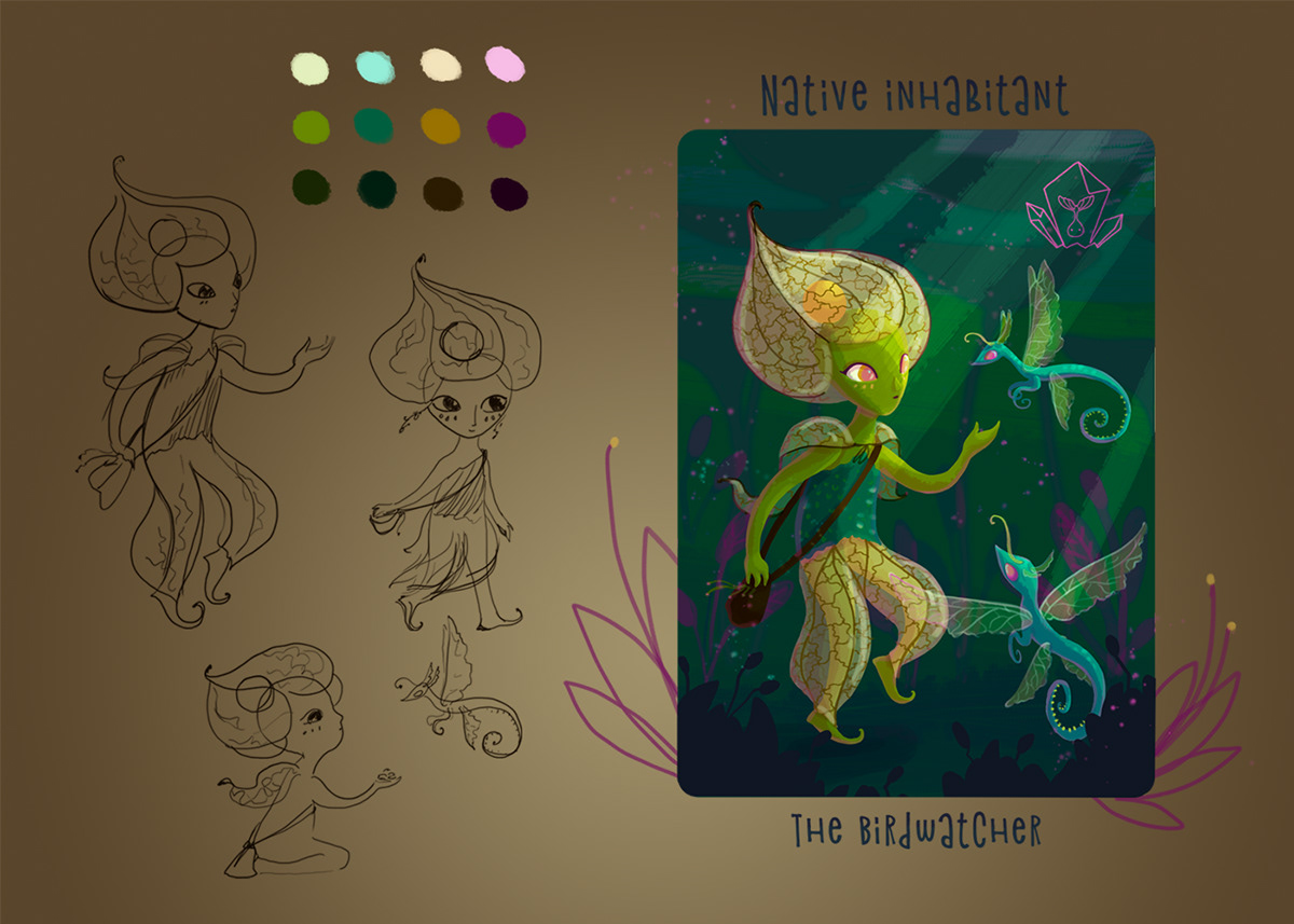 ILLUSTRATION  art digital character concept magical world character creation иллюстрация настольная игра board game персонаж