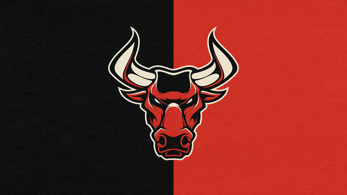 axe axe throwing knives knife branding  vector logo bull bull mascot