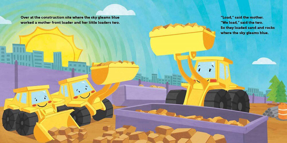 Picture book construction Construction book trucks truck book kids book construction site children's book bulldozer