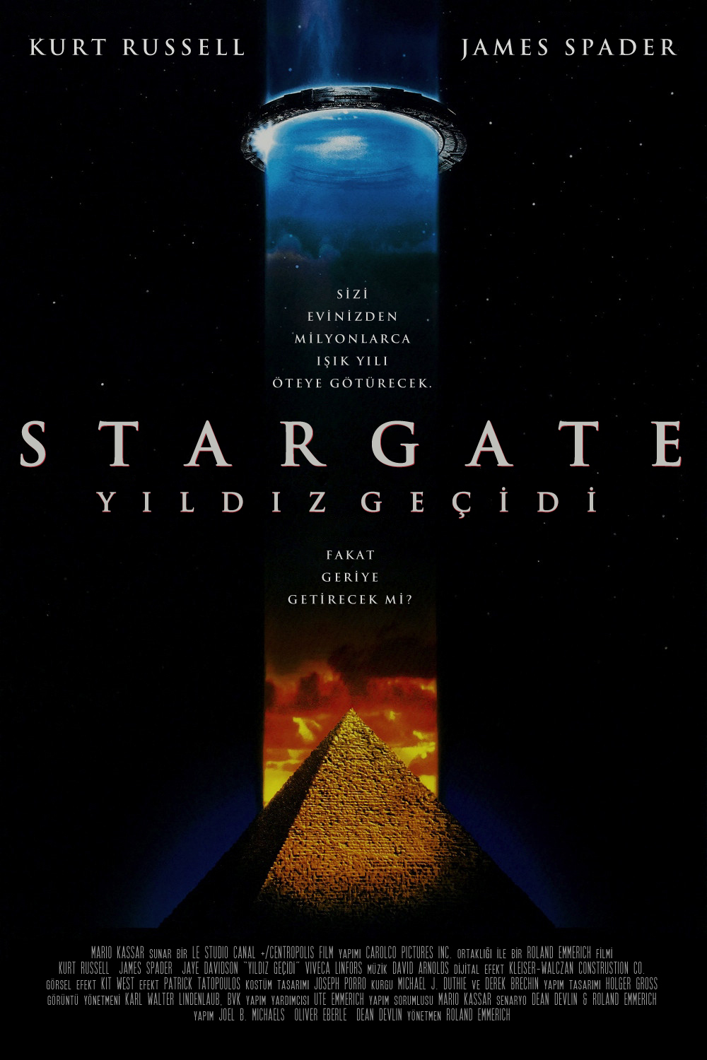 stargate movie poster yıldız geçidi Sci Fi