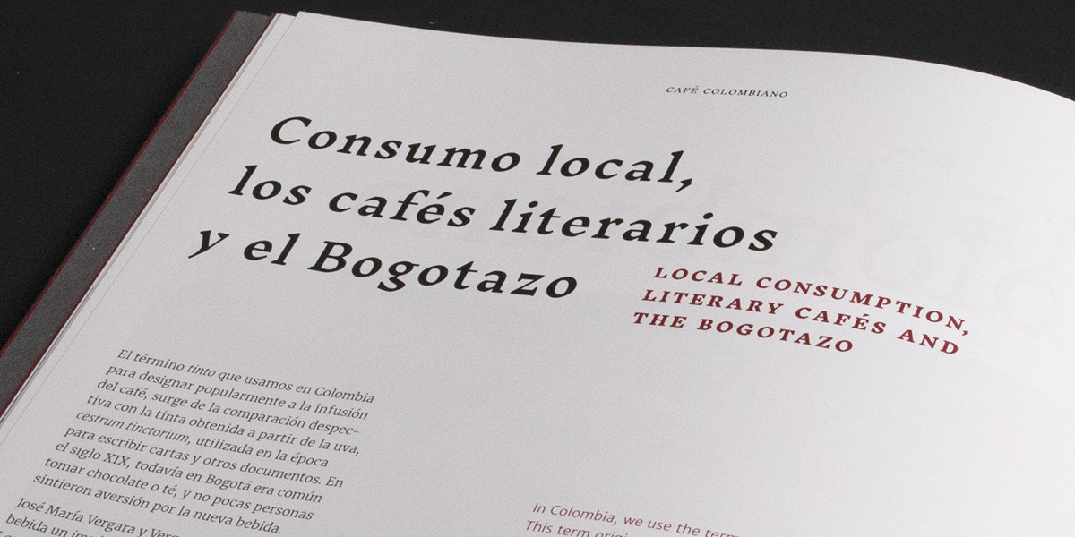 cafe amorperfecto libro colombia editorial design infographics Coffee 20anos Bookdesign