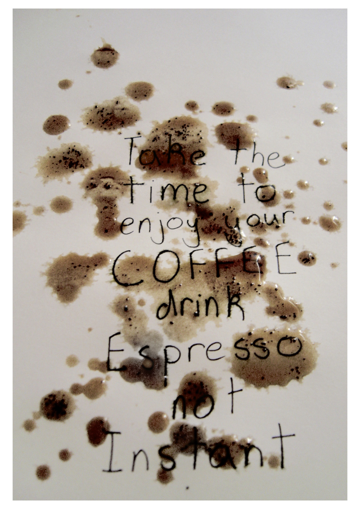 Coffee poster esspresso
