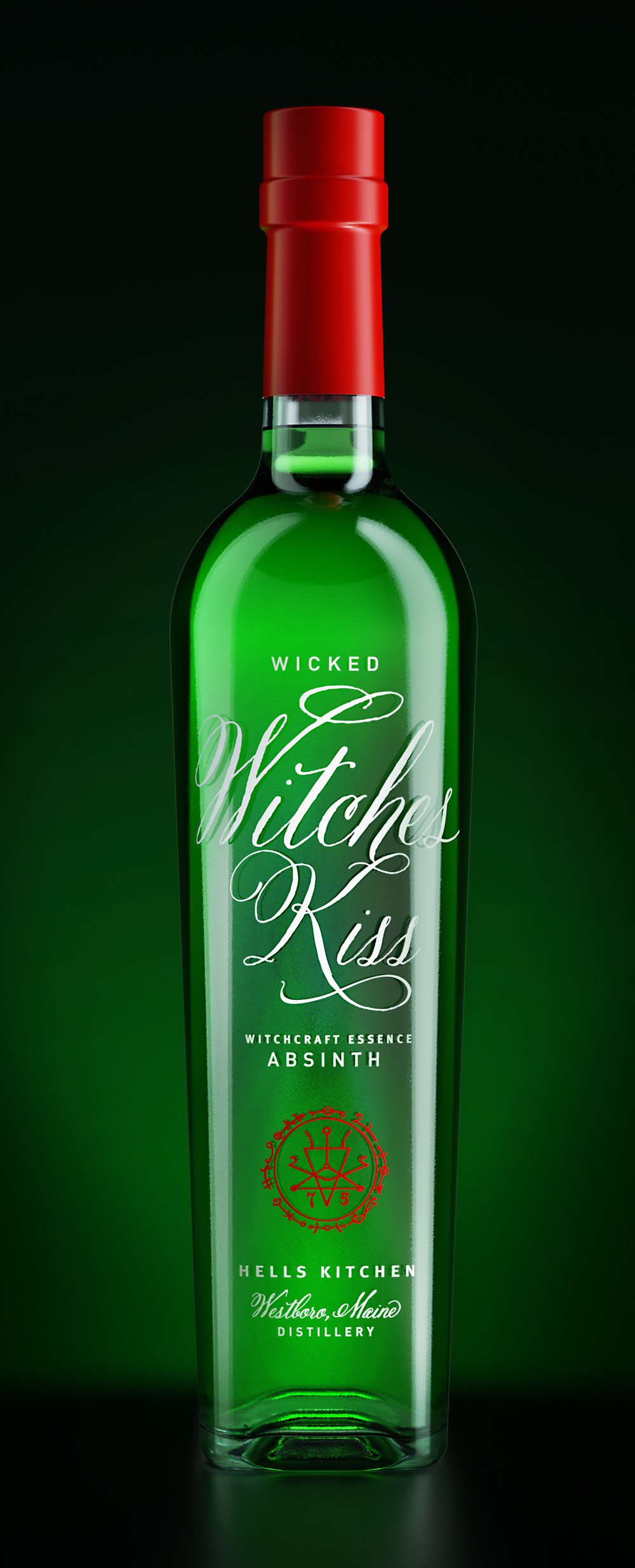 absinth witch kiss Magic   gothic new modern premium concept green glass
