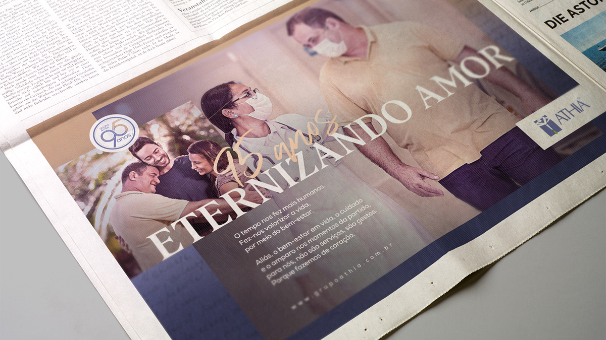 ad Advertising  assistência familiar athia campanha eternizando amor funeraria graphic design  publicidade