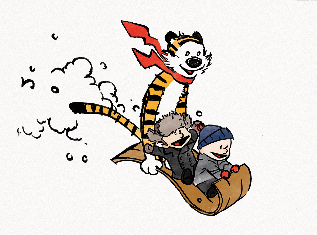 calvin and hobbes Bill Watterson homage tribute