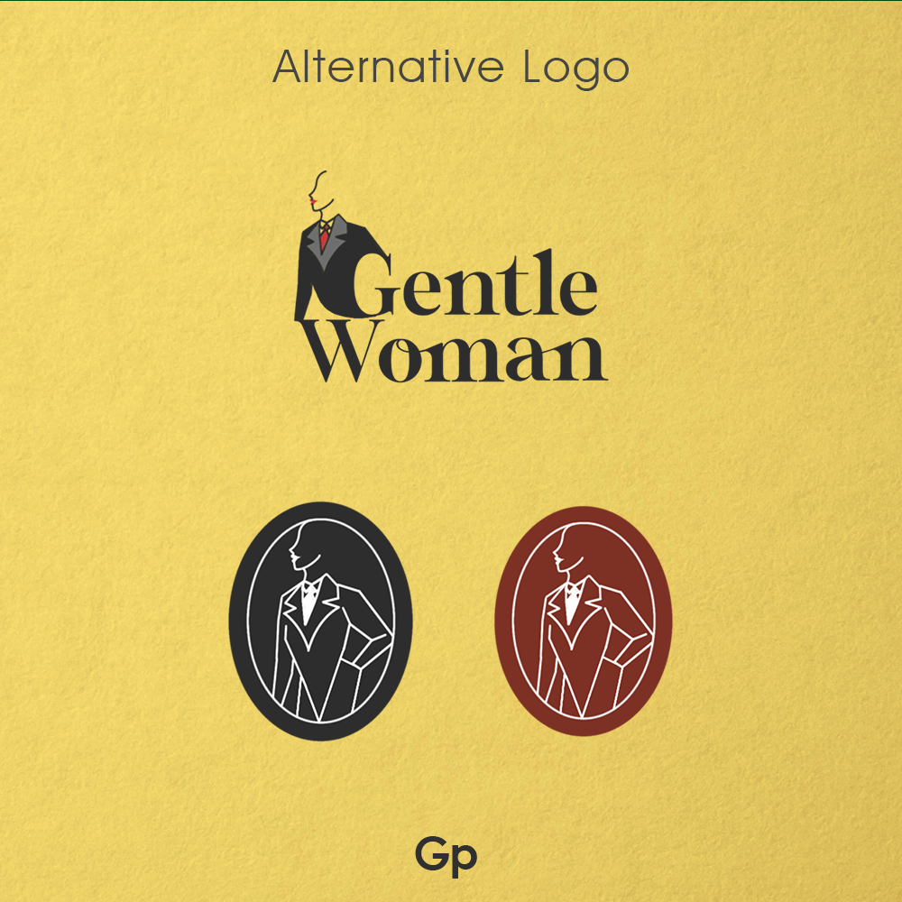 brand branding  clothes Clothing company gentle logo luxury brand minimal design suit logo woman