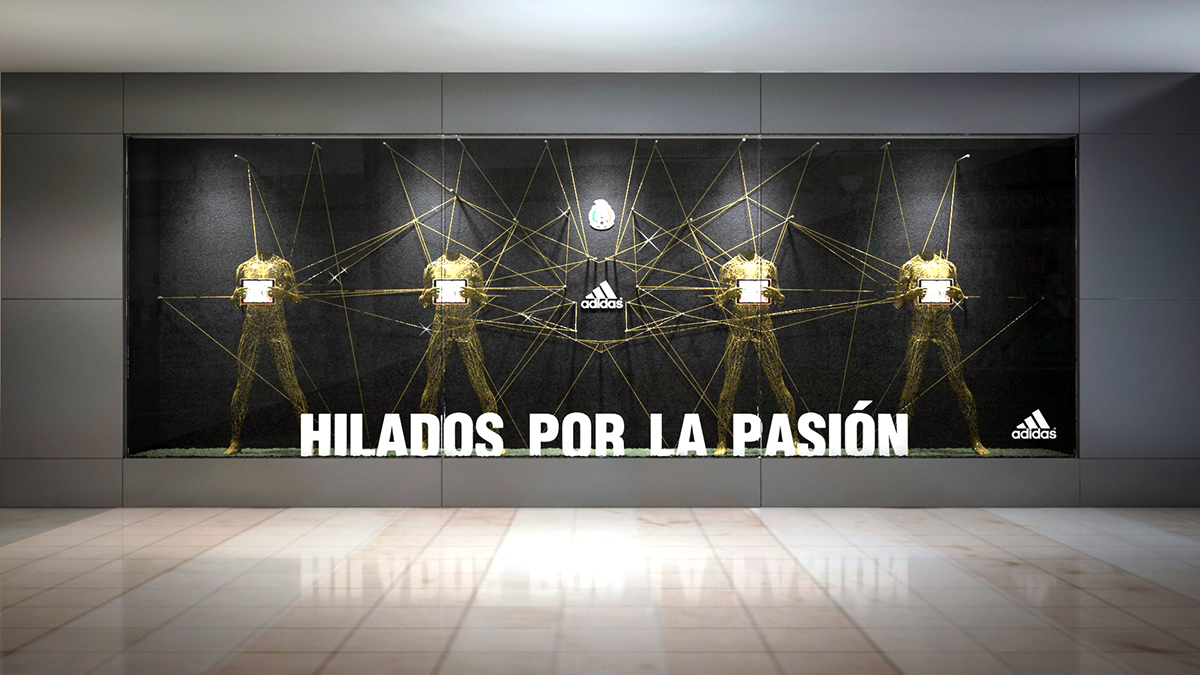 adidas thread hilo oro gold mexico mx df Creativity ISC Experience fmf texture windows Display