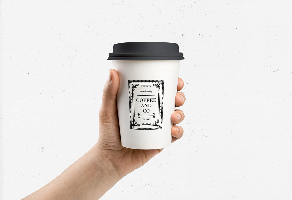 branding  coffee shop logo Logo Design product Food  graphics bodoni typography   type