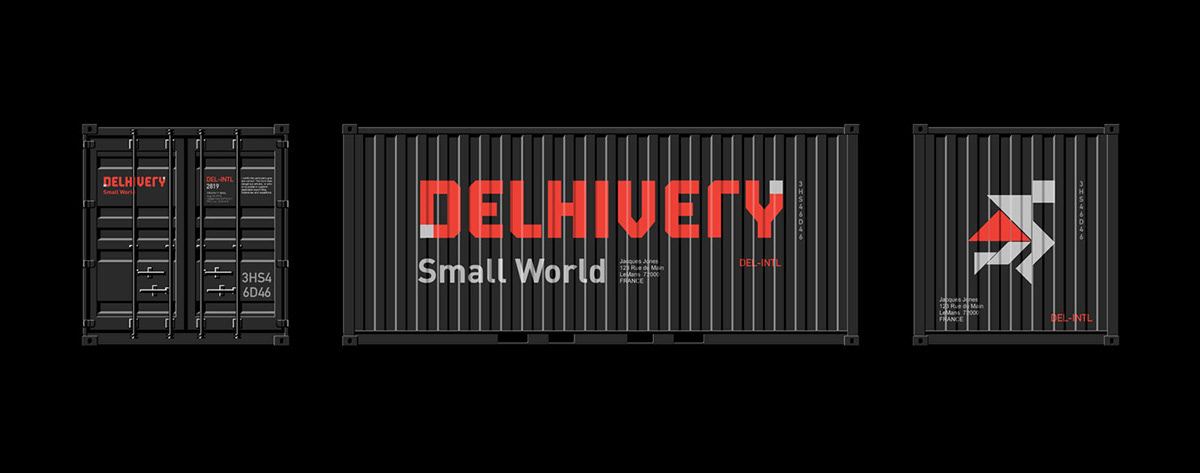 delhivery Identity Design Rebrand