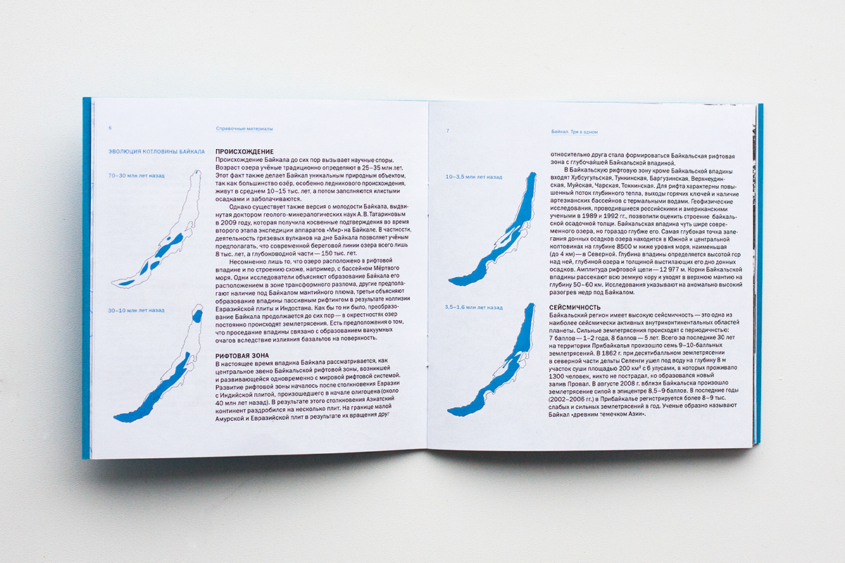 book Travelling book design student project baikal