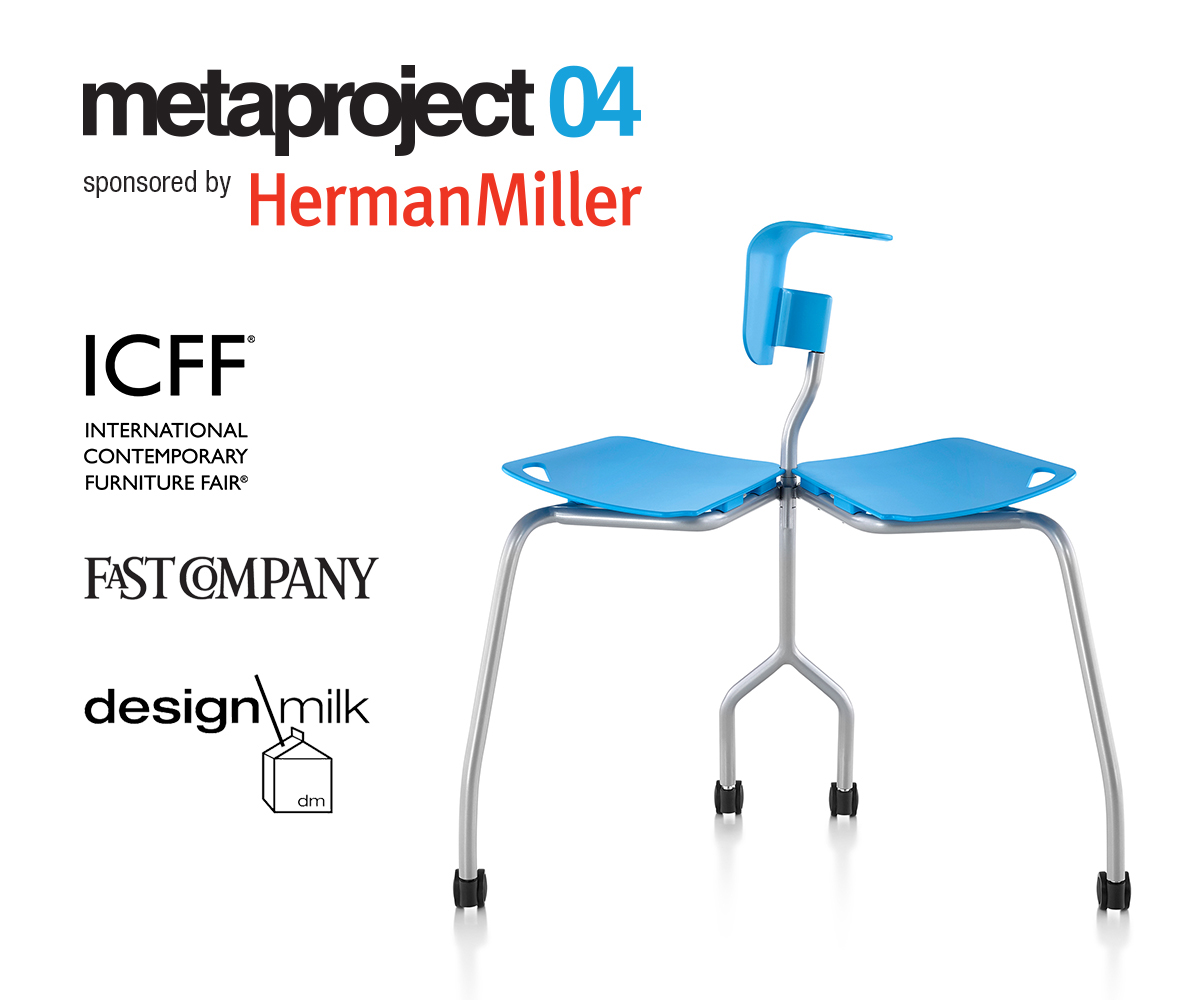 metaproject Herman Miller chair Invitation Chair Collaboration Office icff rit 3d sketching award winning