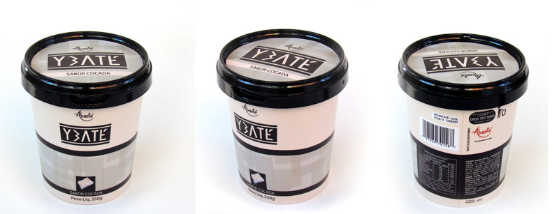 sorvete abaete Ybaté embalagem marca