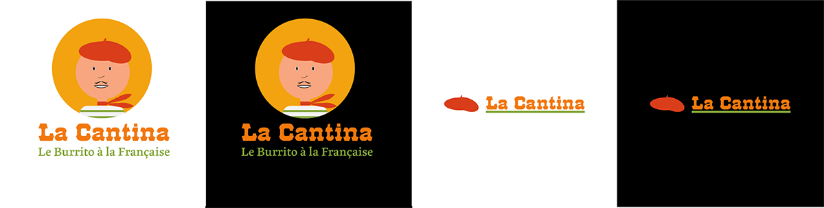 cantina foodtruck logo menu STUDI_GWD_APP#1 carte de visite identité visuelle Maquette web