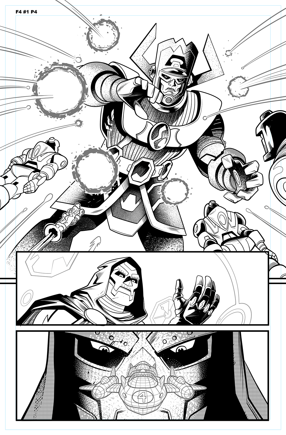 artwork Character design  Comic Book Art comics Digital Art  digital illustration Drawing  Fantastic Four marvel SuperHero
