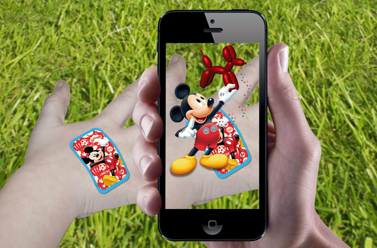 Plasters augmented reality disney iphone apps Jamie Bell