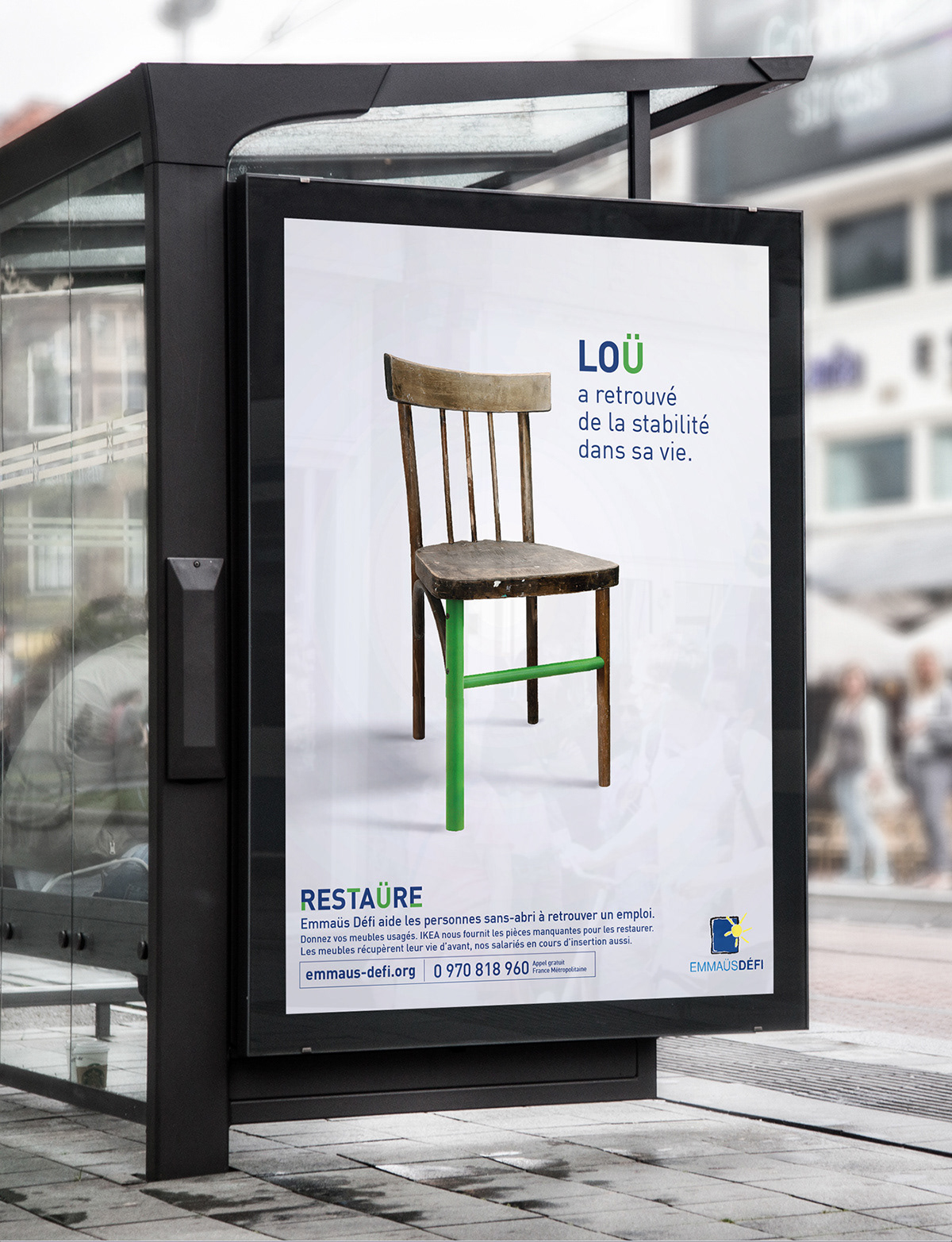 social Advertising  ikea art direction  campaign ads print emmaus