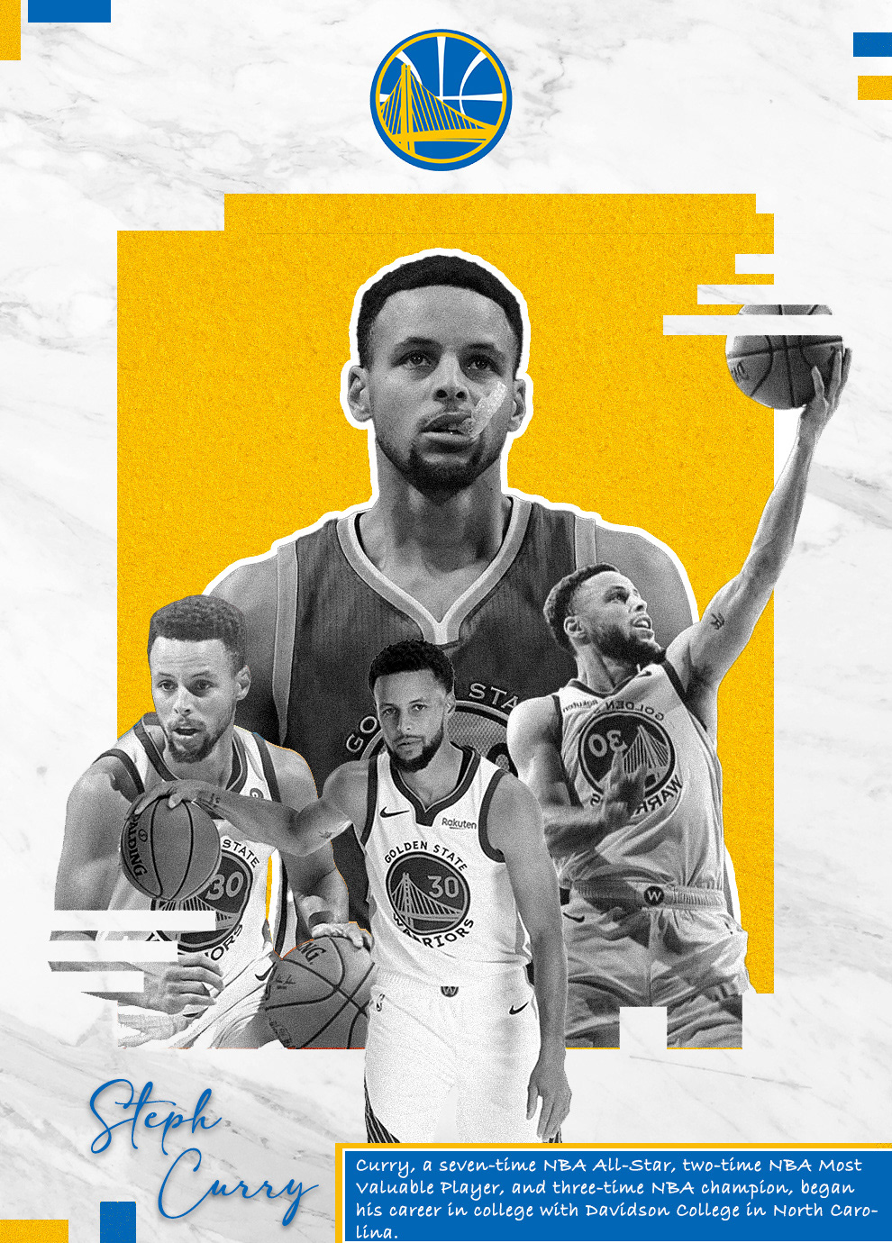 Poster Design Flyer Design flyer poster NBA design basketball art sports graphics Golden State Warriors stephen curry Sports Design