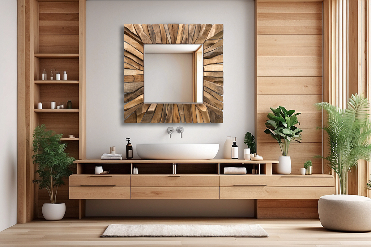 3D furniture design interior design  ai Image Editing Photo Retouching Project mirror