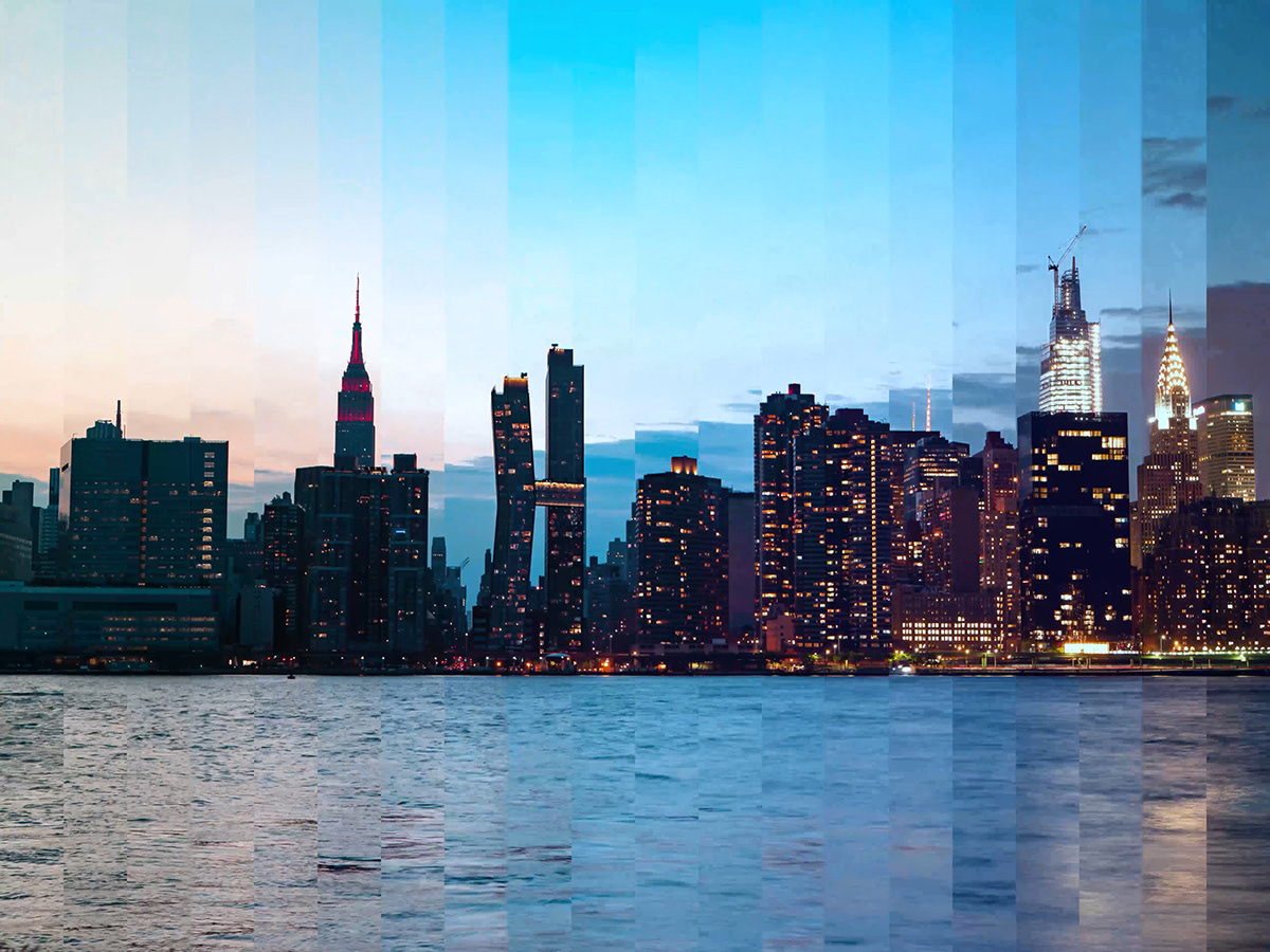 architectural architecture city Manhattan new york city Photography  skyline timelapse timeslice video