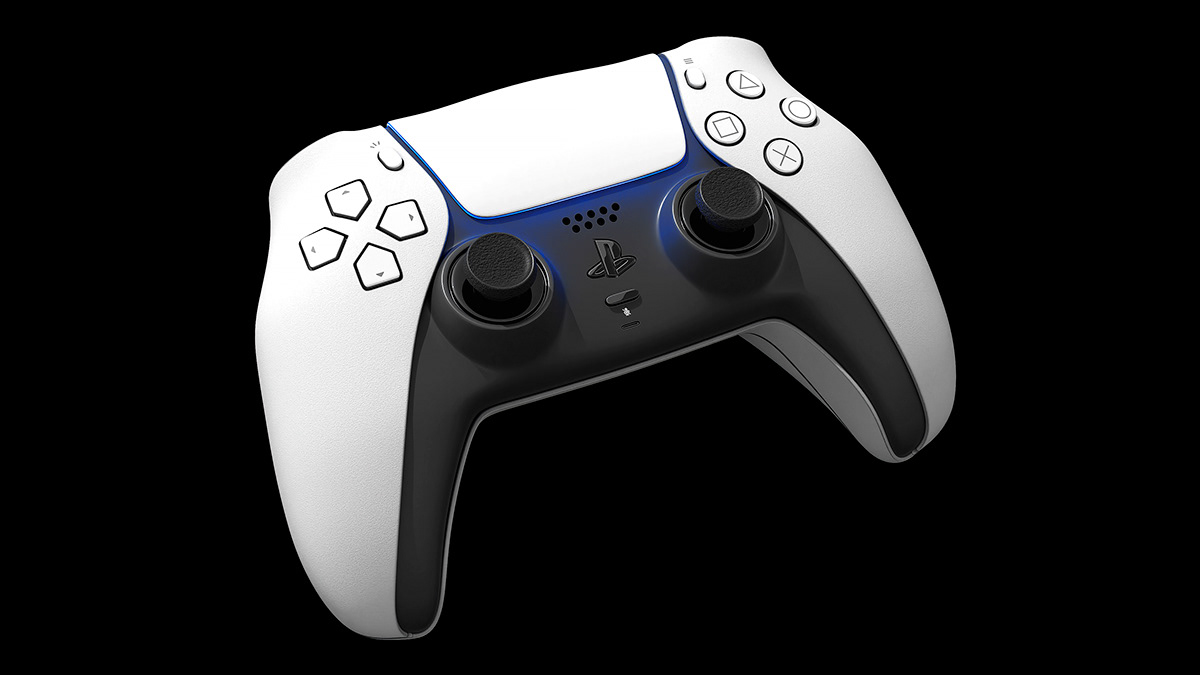 gamepad design playstation joystick controller 3D рендер visualization 3d design modeling blender