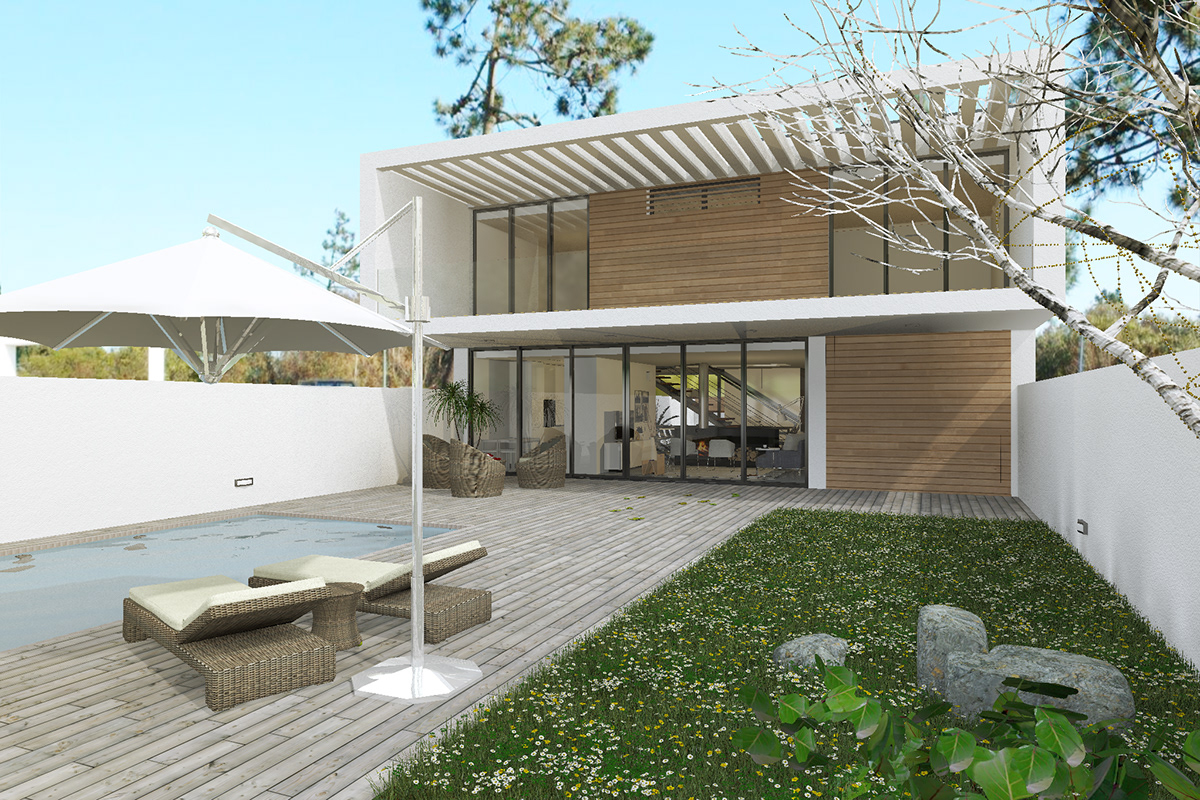 3d-arq Ricardo suarez torreirinha house housing Render rendering CG 3D