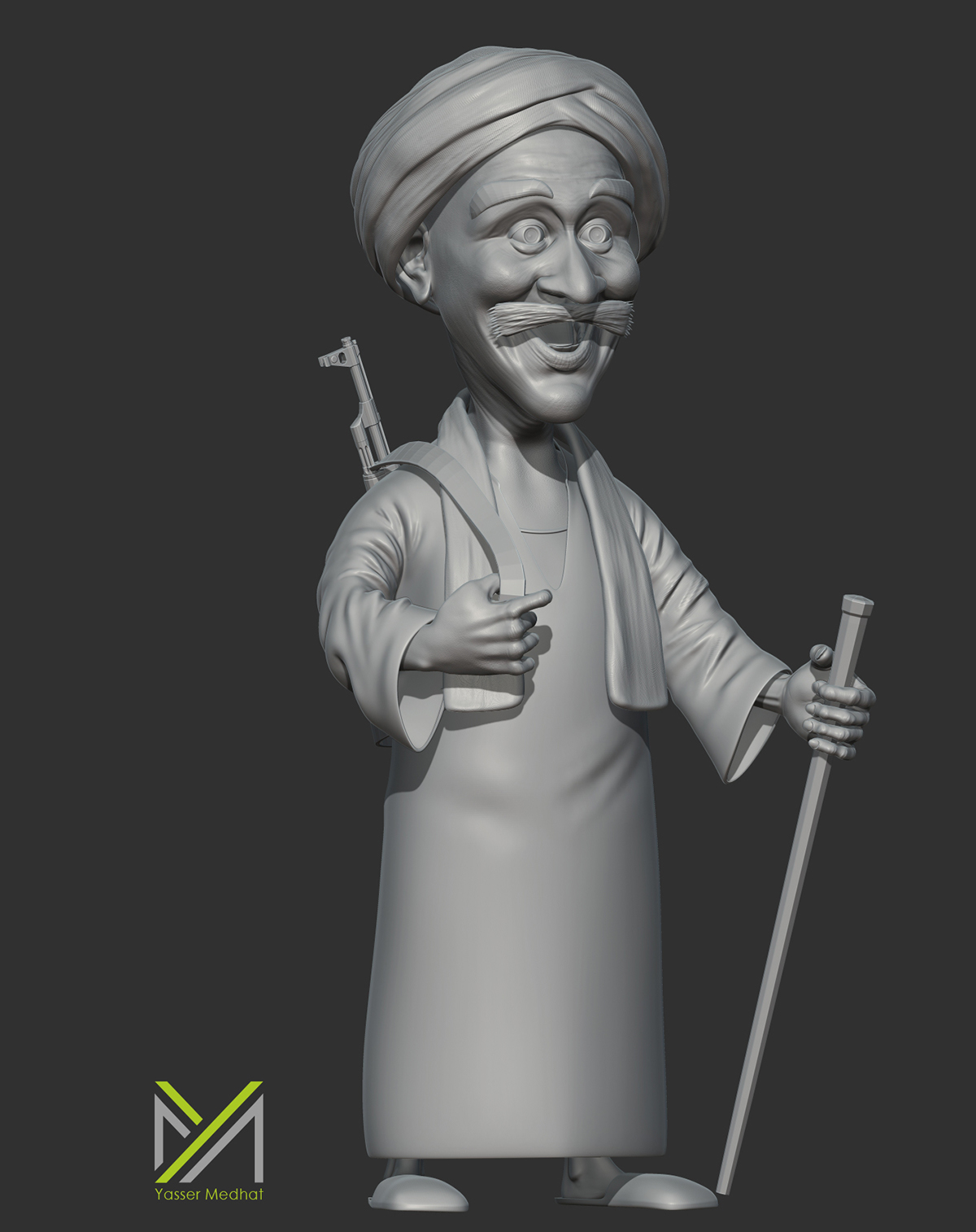 Character modeling Zbrush Maya