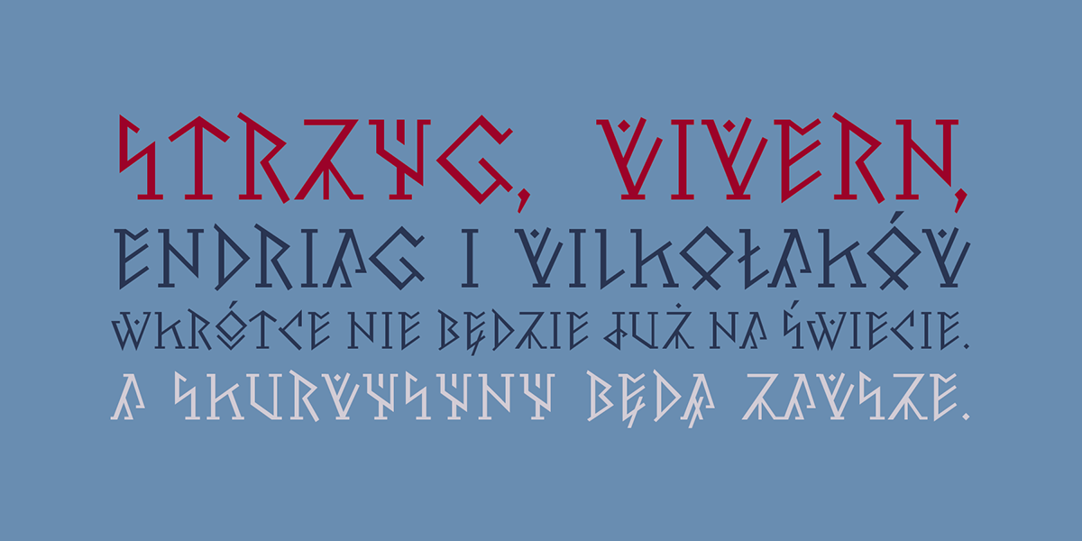 rune futhark slab Norse nordic runic decorative greek