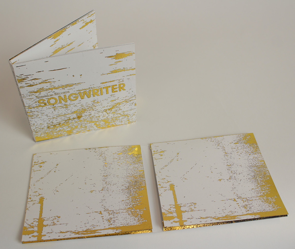 Packaging graphic deisgn gold foil