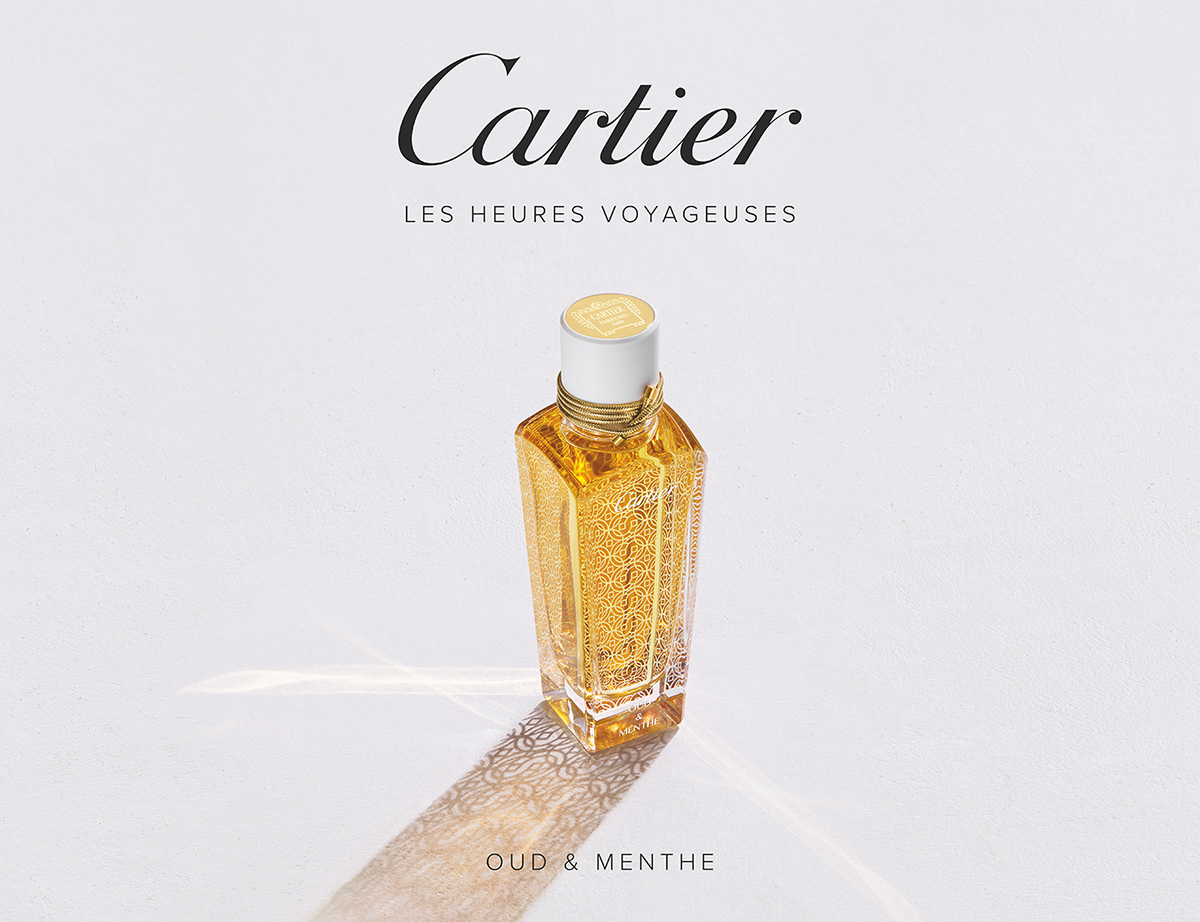 Advertising  ArtDirection Cartier graphic luxury motion perfume Photography 