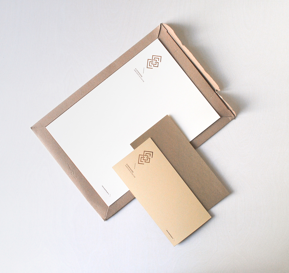 Interior design Stationery business card cardboard