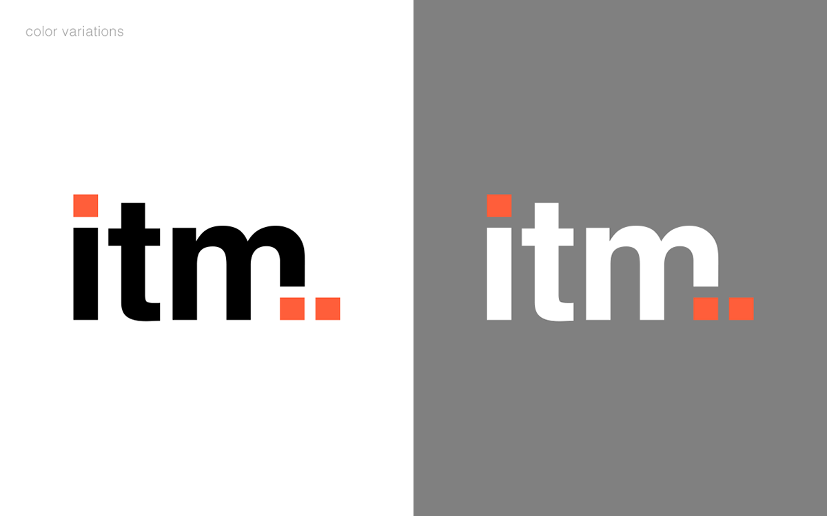 rebranding visual identity branding  design ITM logo