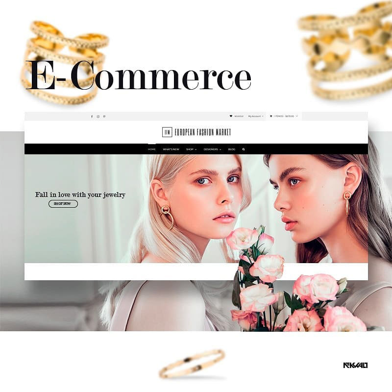 Ecommerce Fashion  landing page screenshot shop store ui design user interface Web Design  Website
