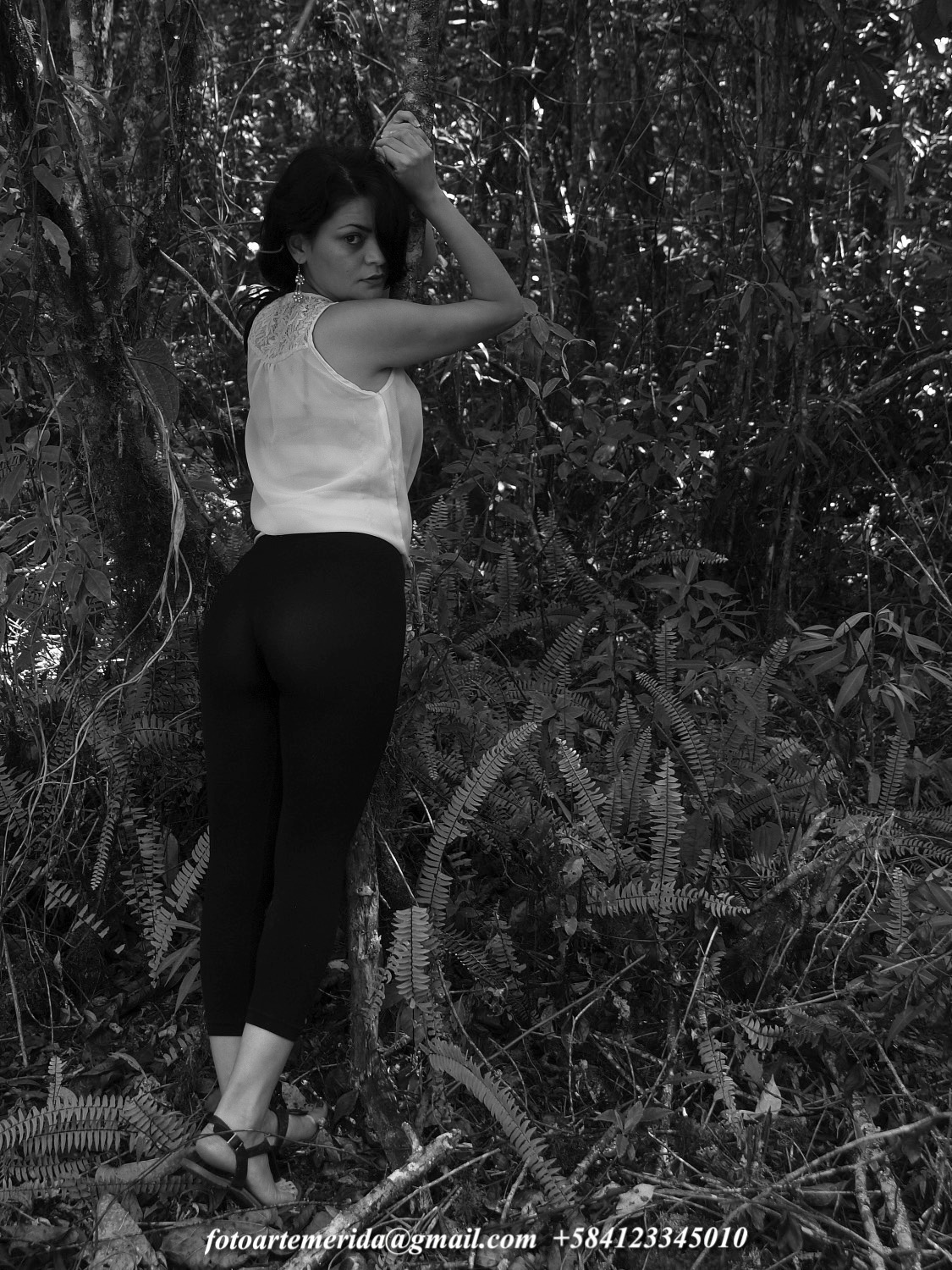 venezuela mérida Parque La Mucuy Blanco y Negro: retratos sensualidad femenina