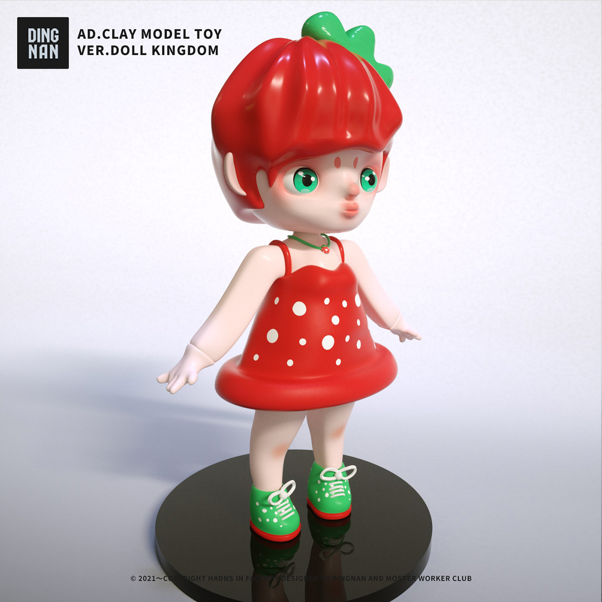 3D cartoon cute design kid model product toy