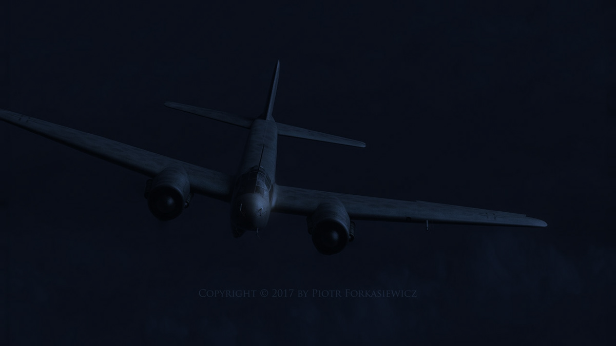animation  Lancaster WWII junkers JU88 Nightfighter