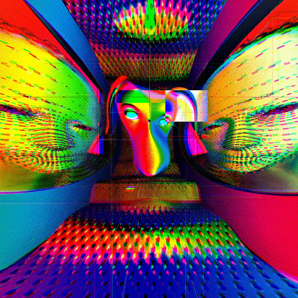 loop motion desing motion graphics  CGI acid webpunk hardware processed color gfx