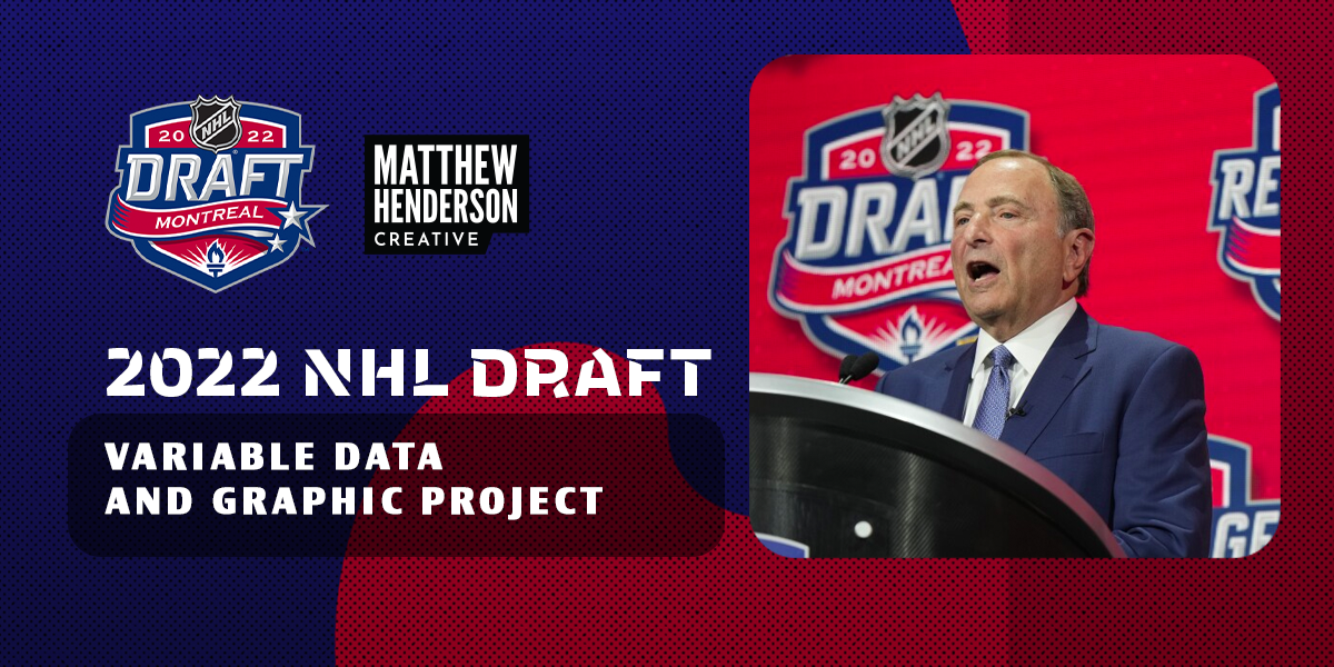 Adobe Photoshop hockey NHL NHL Draft SMSports sports Sports Design variable data