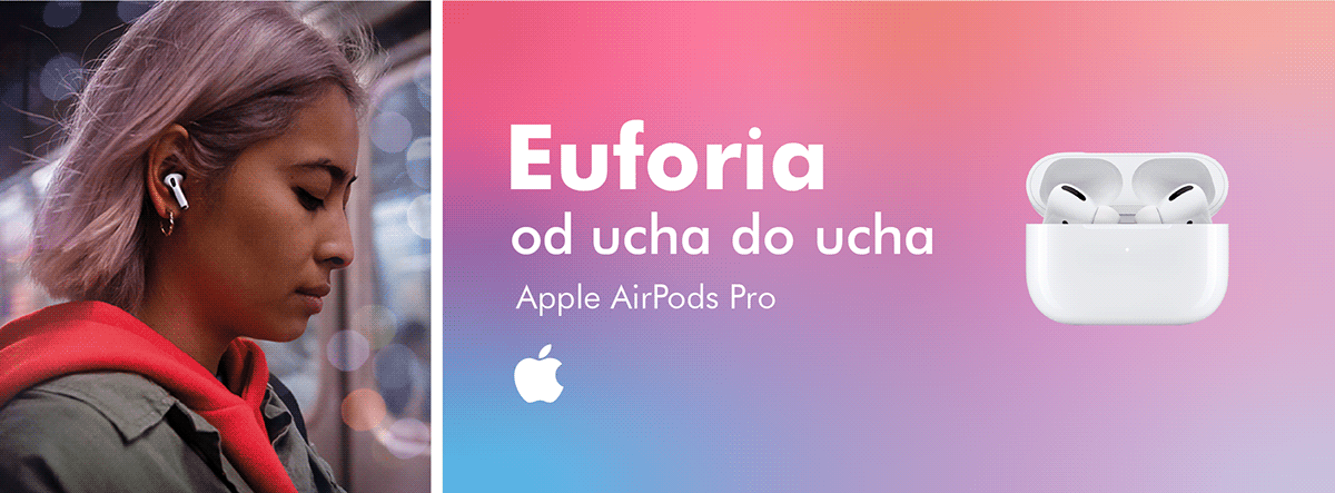Banner introducing Apple AirPods Pro