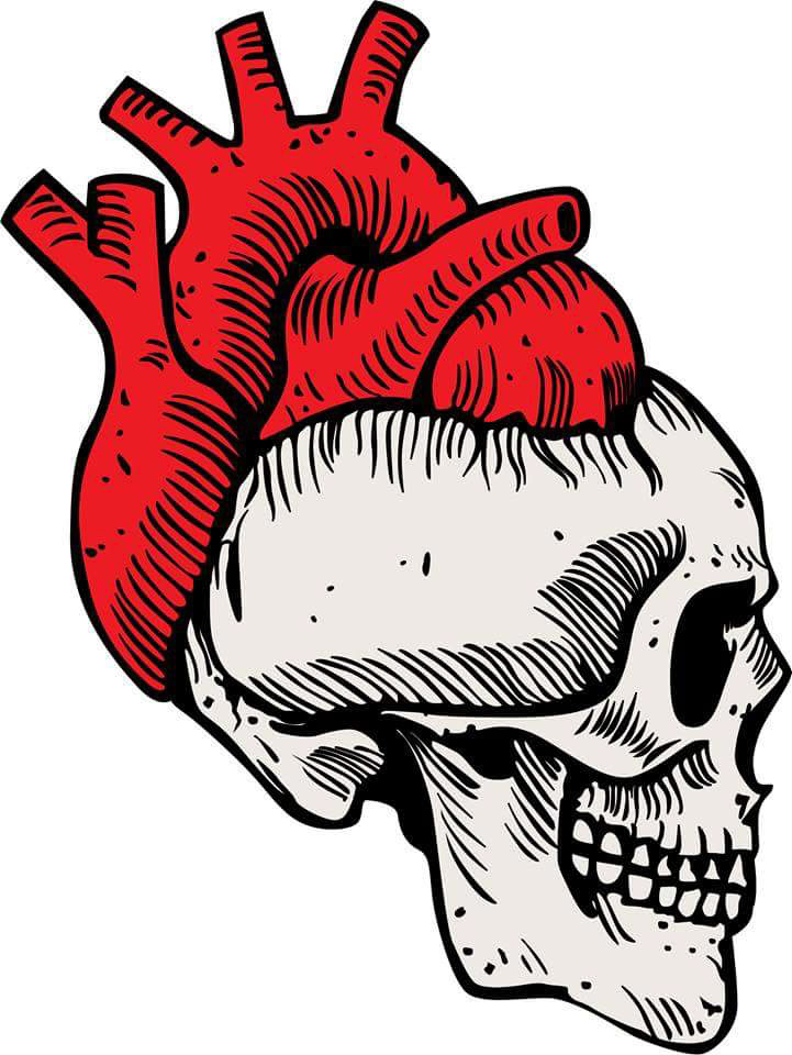 corazon skull