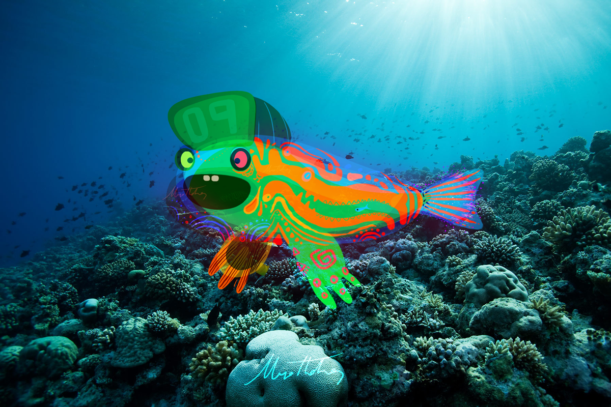 octopus sea artwork design gallery creative Creativity jelly lucid wacom