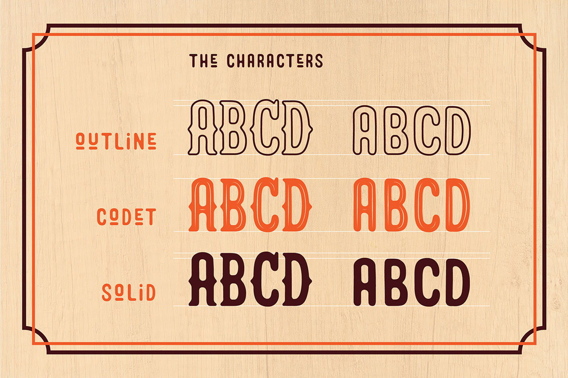 western old Classic vintage Typeface typography  