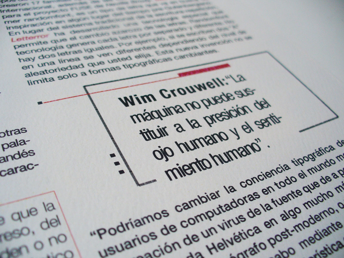 diseño gráfico editorial Publicacion wim crouwell piezas campo gráfico tipografia Diseño editorial Composiciones
