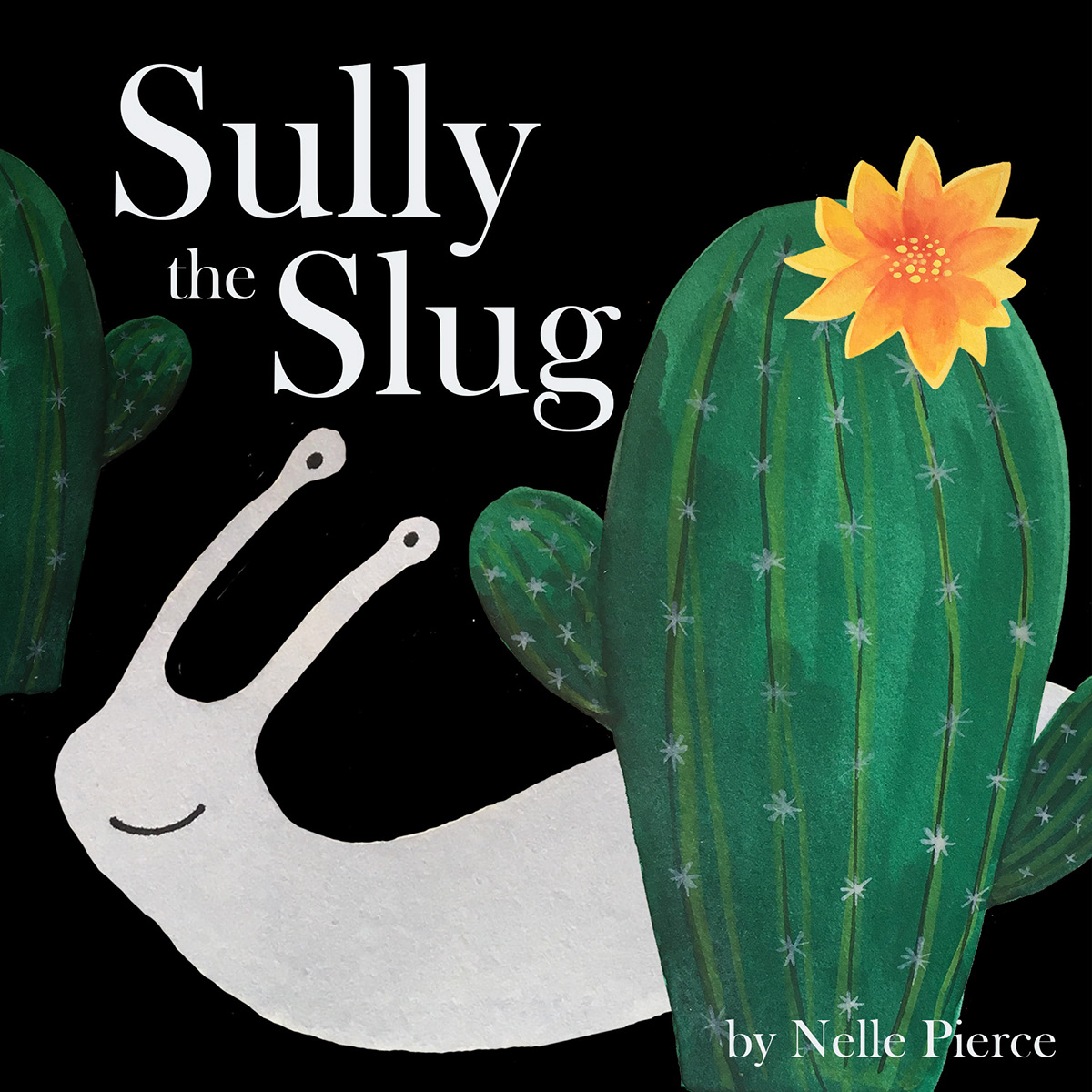 slug insect garden Character watercolour kids children book