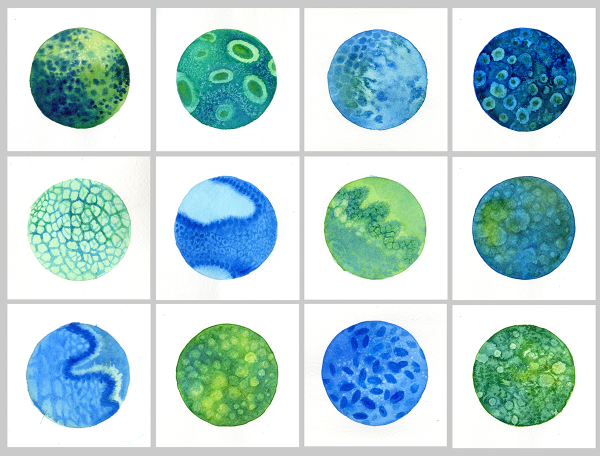 science medical cells body biology medicine museum curtain color colorful paint watercolor cellular