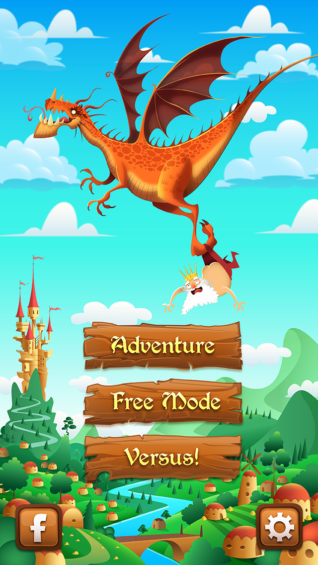 Game Art puzzle medieval elf dragon Castle forest desert kingdom cards middle age fantasy mythical king