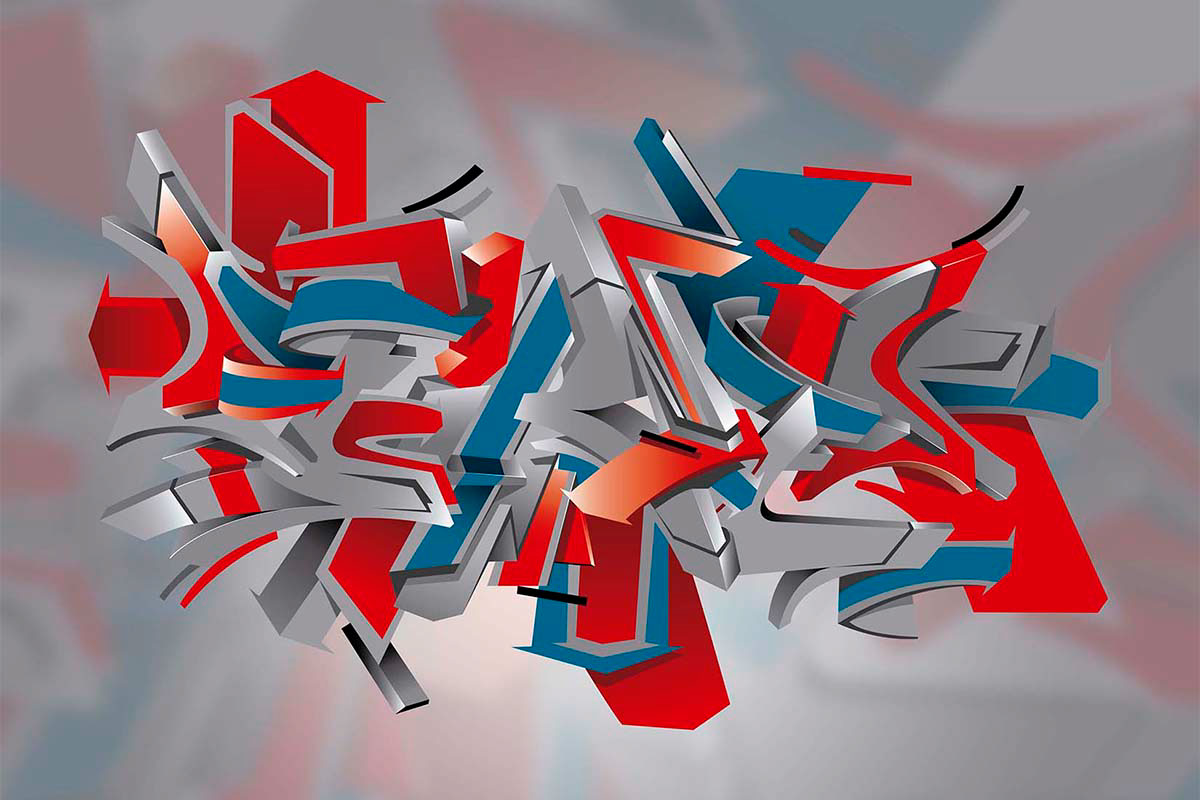 Arte Digitial 3D venezuela Illustrator 3d graffiti 3d art caracas Cloting branding  marca