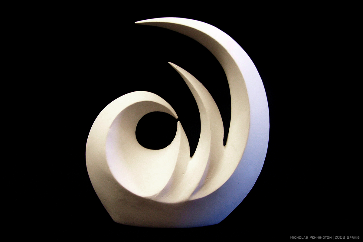 Adobe Portfolio abstract art carve carving element Form Landscape plaster sculpture sliver